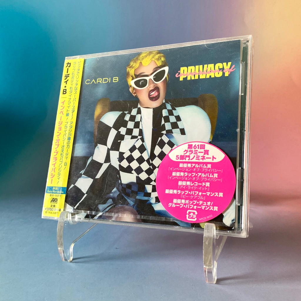 🛒 (พร้อมส่ง/ซีลปิดใหม่) CD ซีดีเพลง: Cardi B — Invasion of Privacy (Japanese Edition/promo) x Migos,