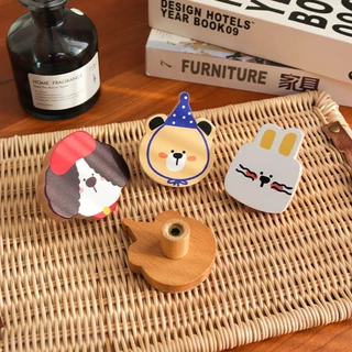 🏷️[Home] ตะขอไม้ ตะขอหมี animal&HOOk ไม่ต้องเจาะรู เรียบง่าย สําหรับแขวนตกแต่งผนังบ้าน พร้อมกาว