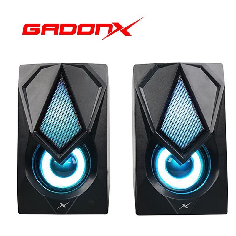GADONX SG-119 ลำโพงมีไฟ Speaker Power RGB LED Speaker USB