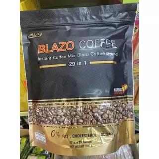 (แพคเกจเก่า) BLAZO COFFEE กาแฟเบลโซ่ กาแฟเพื่อสุขภาพ (29 IN 1) ตรา เบลโซ่ คอฟฟี่
