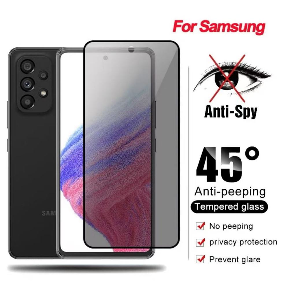 ฟิล์มกันมอง สำหรับ Samsung A52 A52S A53 A23 A73 A32 4G A33 A03 A02 A12 M12 M02 A02S A03S A32 5G A11 M11ฟิล์ม กันมองข้าง