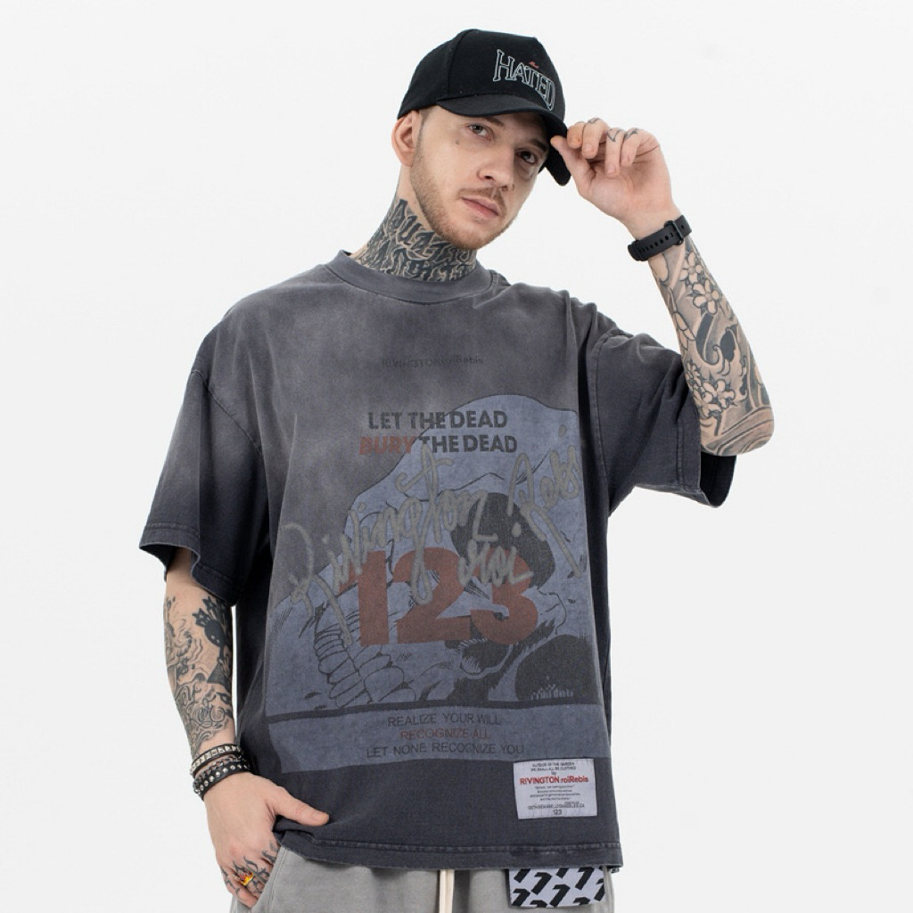 [พร้อมส่ง] Sobyo B. | เสื้อโอเวอร์ไซร์ เสื้อสตรีท แบรนด์ American high street rrr123