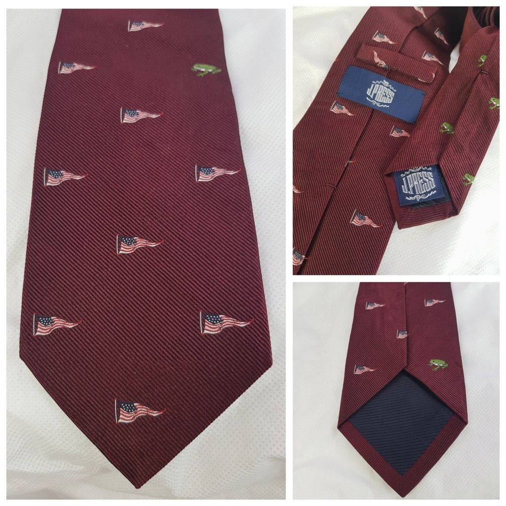 J.PRESS 100% Silk Necktie