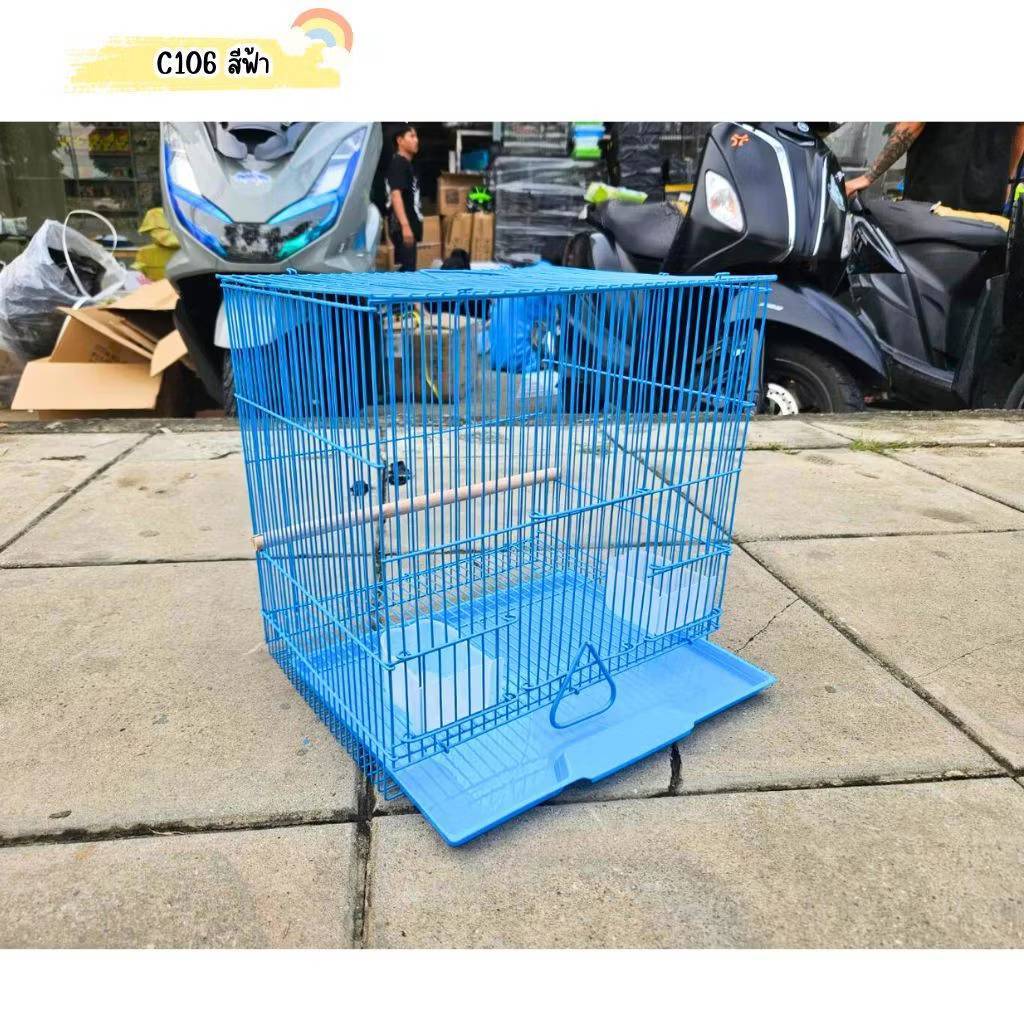 กรงชูก้าร์ไกลเดอร์ กระรอก พร้อมที่นอน ชุดที่นอนบ้านลอป พร้อมไม้เกาะ และถ้วยอาหาร กรงสัตว์เลี้ยง รูปที่ 7