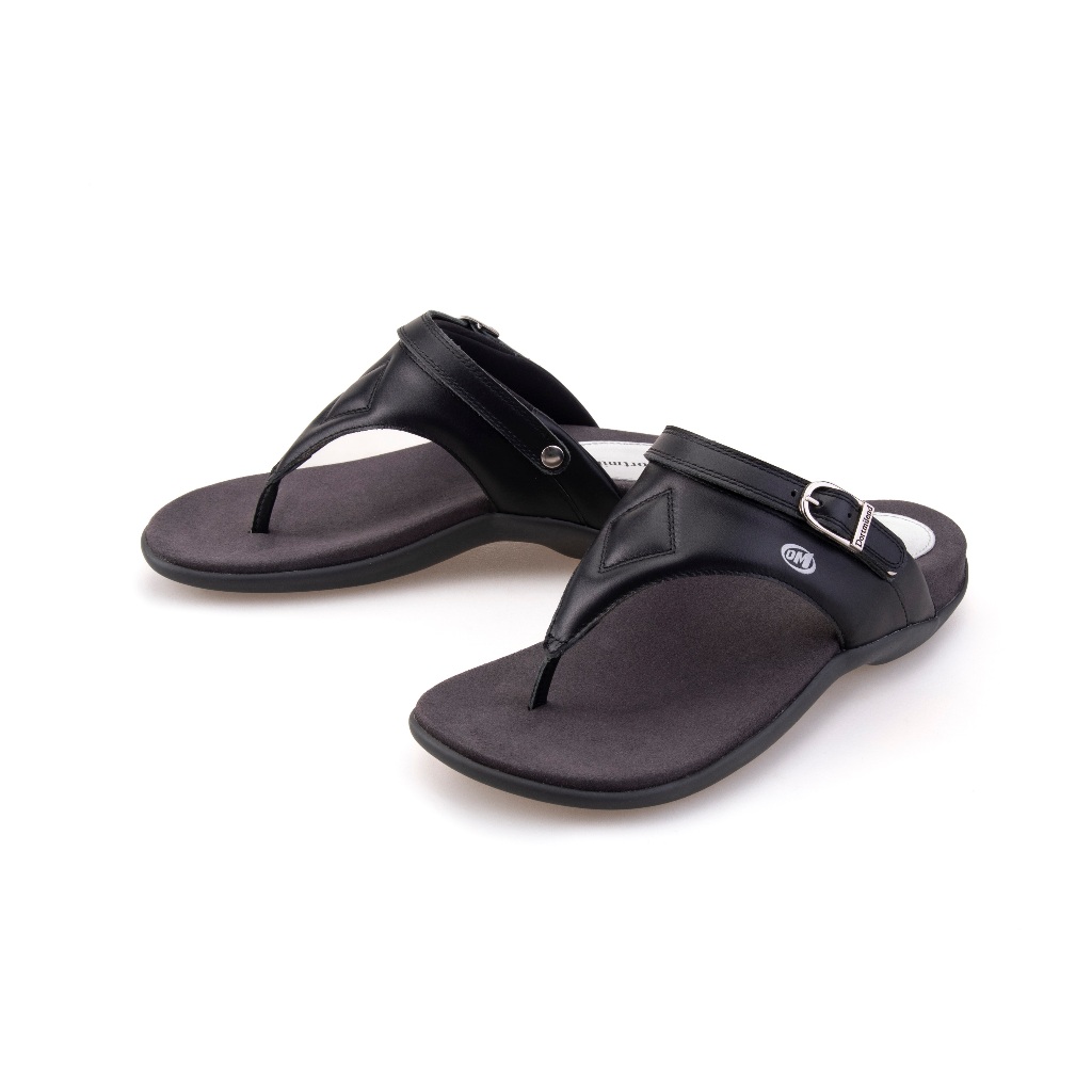 Dortmuend Flats & Comfort Jena JF135 007-000 Black รองเท้าส้นเตี้ยเพื่อสุขภาพ รองช้ำ