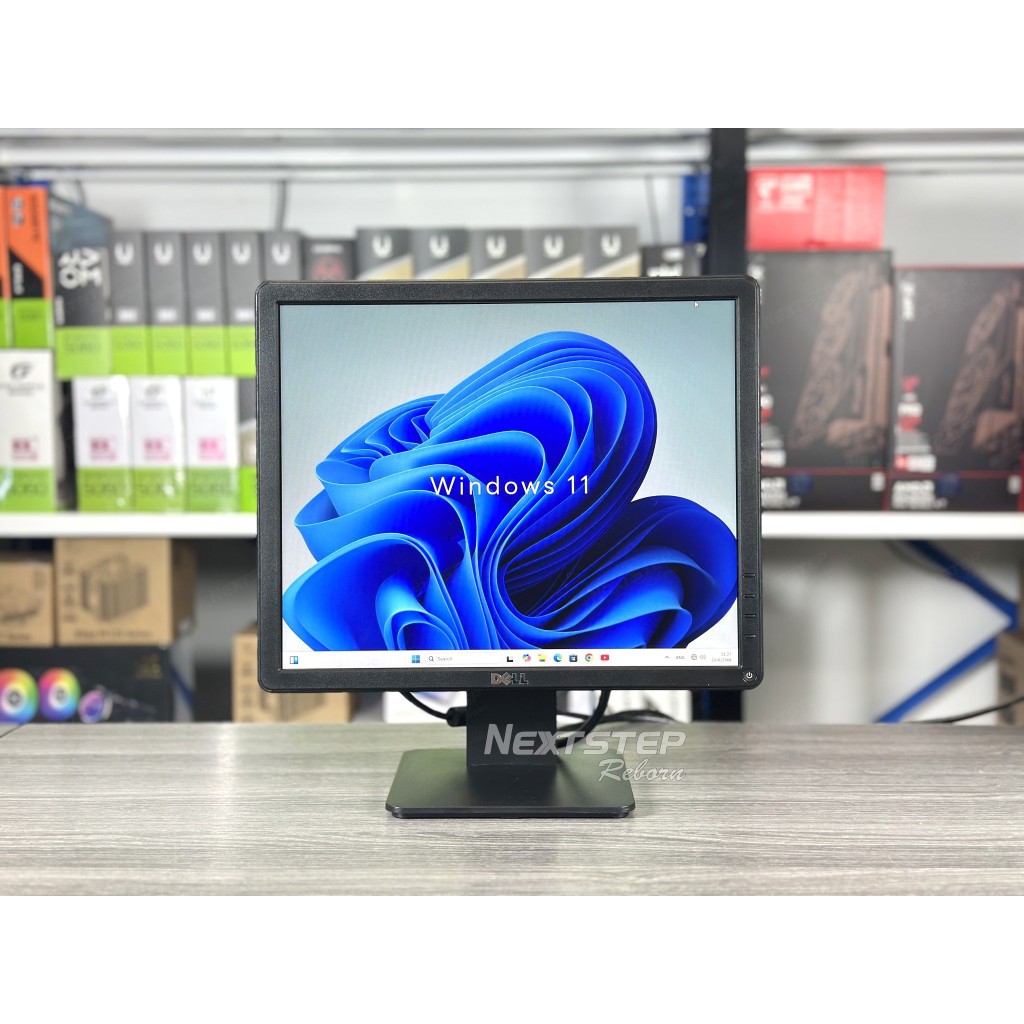 Monitor 17 นิ้ว Dell E1715S จอคอมมือสอง ขนาดเล็ก กะทัดรัด เหมาะกับพื้นที่จำกัด หรือใช้กับ POS ขายของ