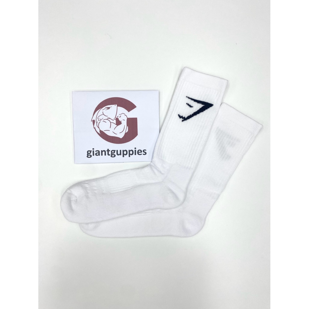 Gymshark พร้อมส่งแท้100%Crew sock