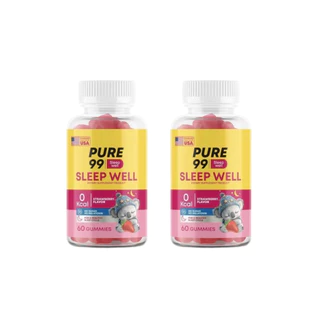 🐻ส่งด่วน Pure99 Sleep well Chamomile Gummy Plasเพียว99 กัมมี่ช่วยนอนหลับ