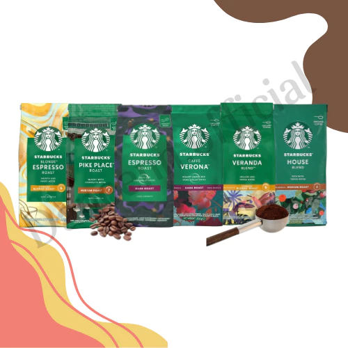 Starbucks Ground Coffees and whole bean coffee 100% Arabica น้ำหนัก 200g สินค้าจาก Portugal