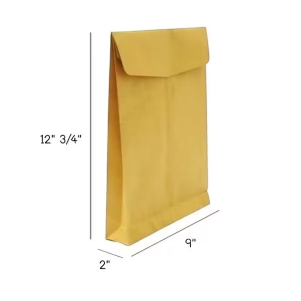 ซองน้ำตาล A4 ขยายข้าง KA **แบบมีครุฑ** กระดาษหนา 125 แกรม ขนาด 9″×12″ 3/4″ จำนวน 50 ซอง ราคา ถูกที่สุด ดีลบีเคเค แกลเลอรีภาพที่ 3