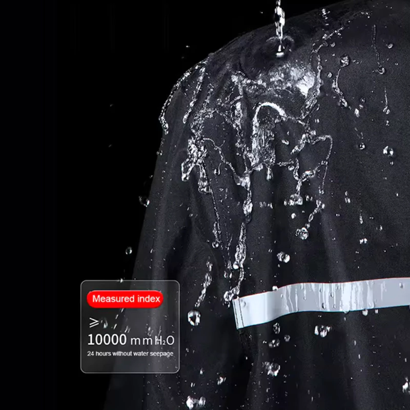 ชุดกันฝนผู้ใหญ่ เสื้อกางเกงแยกชิ้น มีแถบสะท้อนแสง thumbnail 4