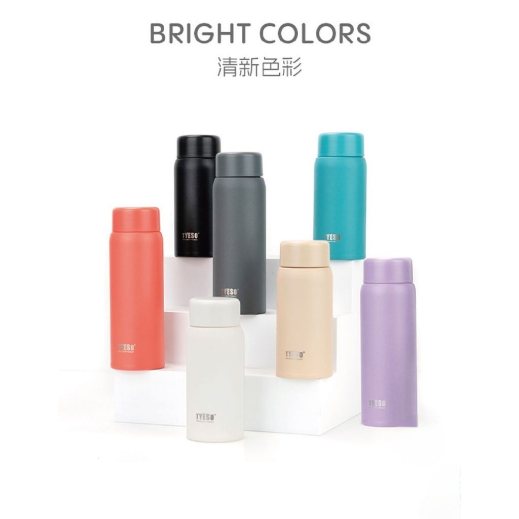 กระบอกน้ำtyesoมินิ200ml แก้วเก็บความเย็นขนาดเล็กแบบพกพา แก้วกาแฟ