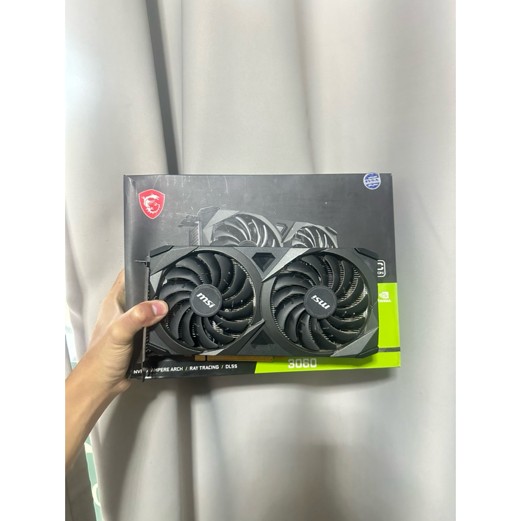 VGA MSI RTX3060 VENTUS 2X OC 12GB (การ์ดจอมือสอง)