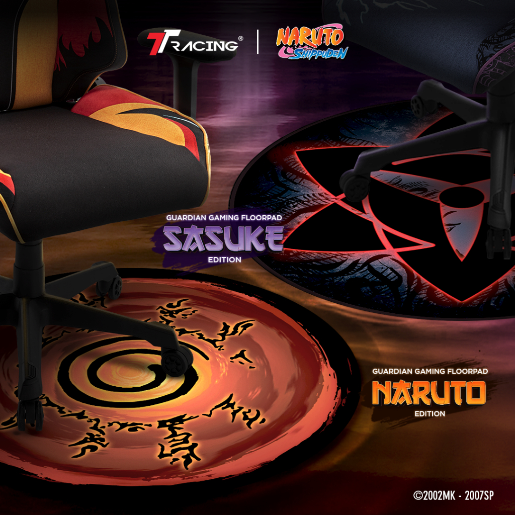 TTRacing Guardian Gaming Floorpad แผ่นรองพื้นสำหรับเล่นเกม - Naruto Shippuden Edition