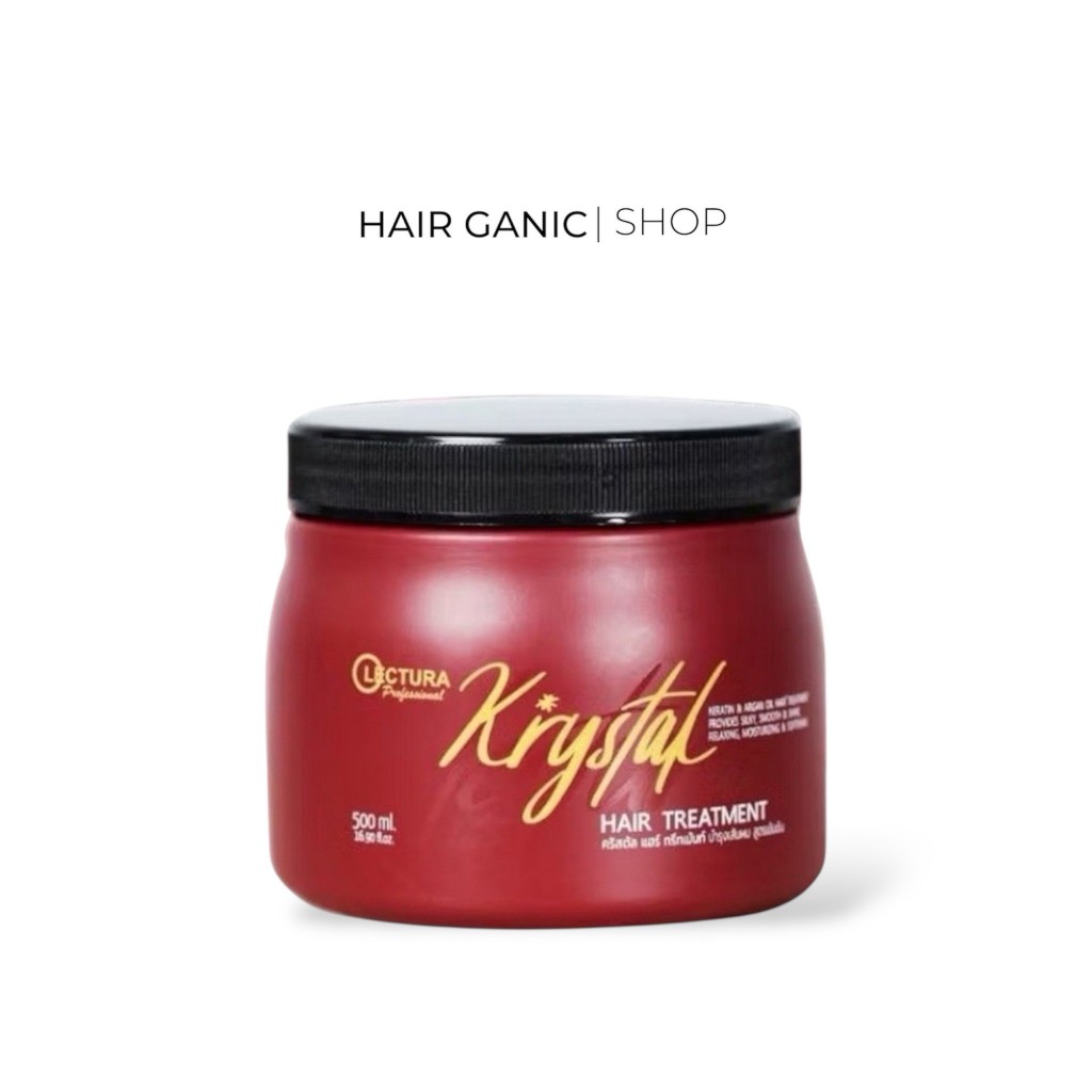 LECTURA Krystal Hair Treatment (ทรีตเมนต์สำหรับผมทำยืด,ผมดัด,ผมทำสี) 500 ml