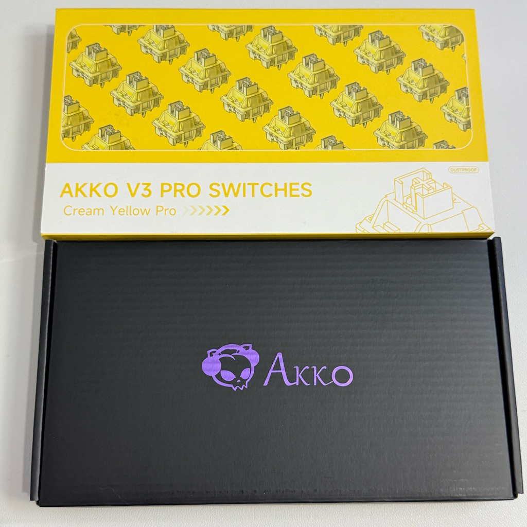 [ปล่อยต่อ] สวิตช์คีย์บอร์ด AKKO V3 Cream Yellow PRO Linear Switch (45ชิ้น)