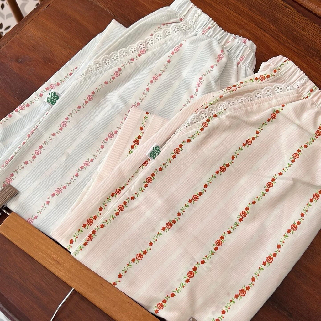 (พรีออเดอร์ ) " dotteri.ga - กางเกงขายาวทรงตรง ( มีซับใน ) รุ่น the pollen pants.