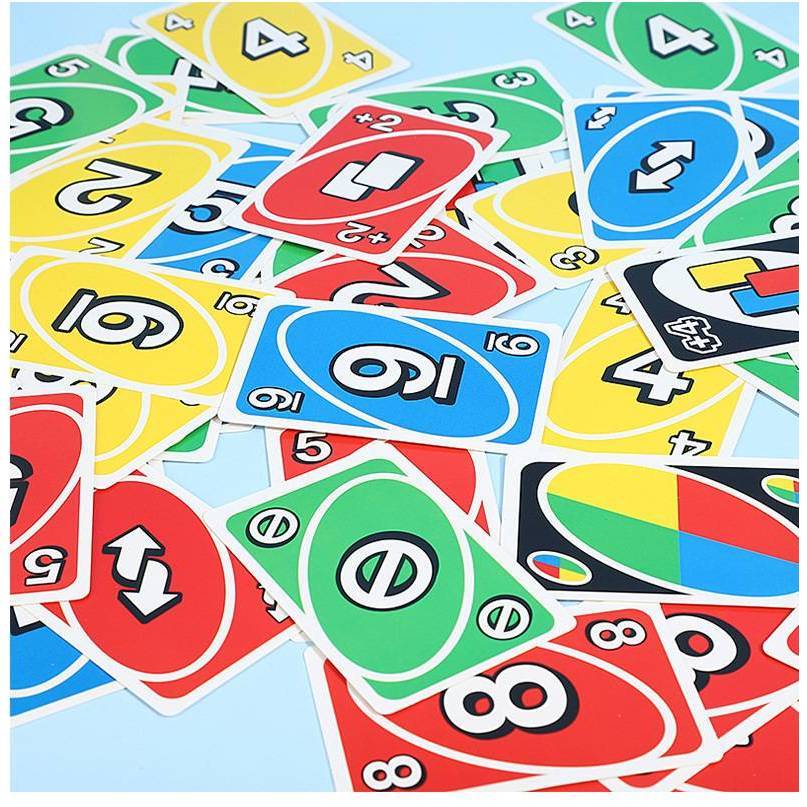 KiKi พร้อมส่ง อูโน่ การ์ดเกม อูโน่ FLIP ไพ่อูโน่ กล่องม่วง การ์ดเกมกระดาน แบบพลิกได้ - รูปที่ 6