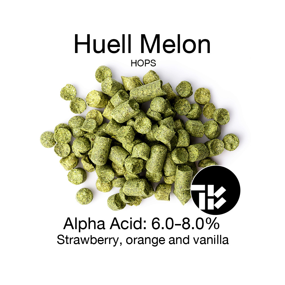 Huell Melon Hops T90 Pellets – Germany - 2oz