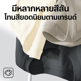 HeaSmile เสื้อยืด t-shirt cotton 100% เสื้อยืดหนา ระบายอากาศ ใส่สบาย (M-XXCMT)