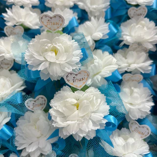 ดอกมะลิวันแม่ เข็มกลัดดอกมะลิวันแม่ พวงมาลัย💐