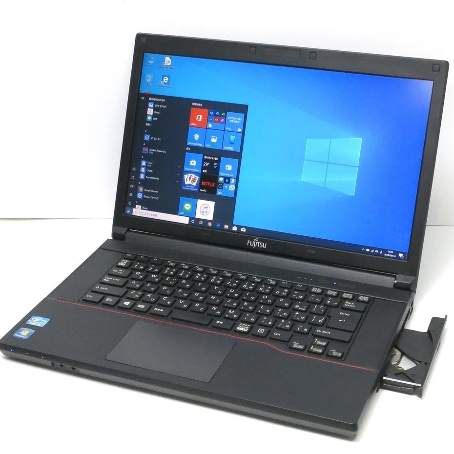 โน๊ตบุ๊คมือสอง Notebook Fujitsu A553/574 / K Celeron B730(1.80GHz)(RAM:4GB/HDD:320GB) ขนาด 15.6 นิ้ว