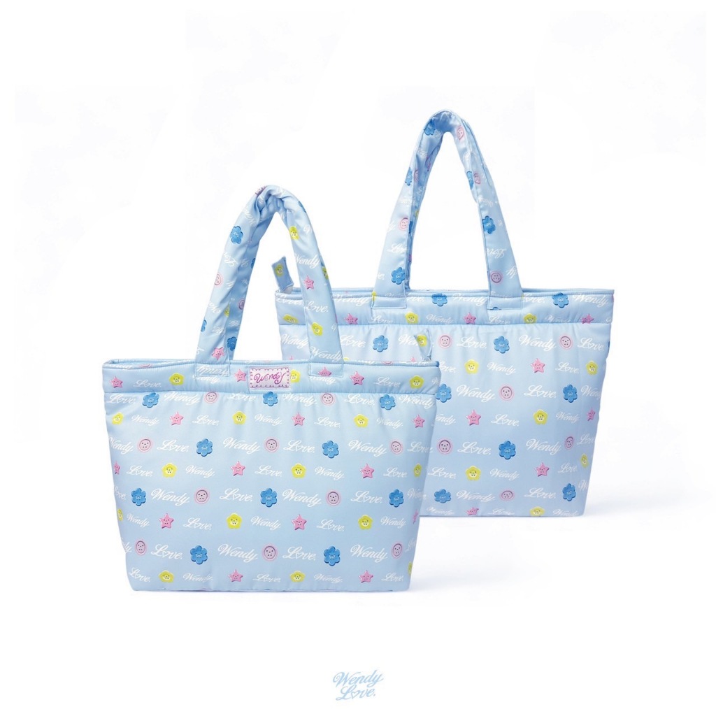 WENDYLOVE | Button Heart Oversize Satino Tote กระเป๋าสะพาย สุดน่ารัก