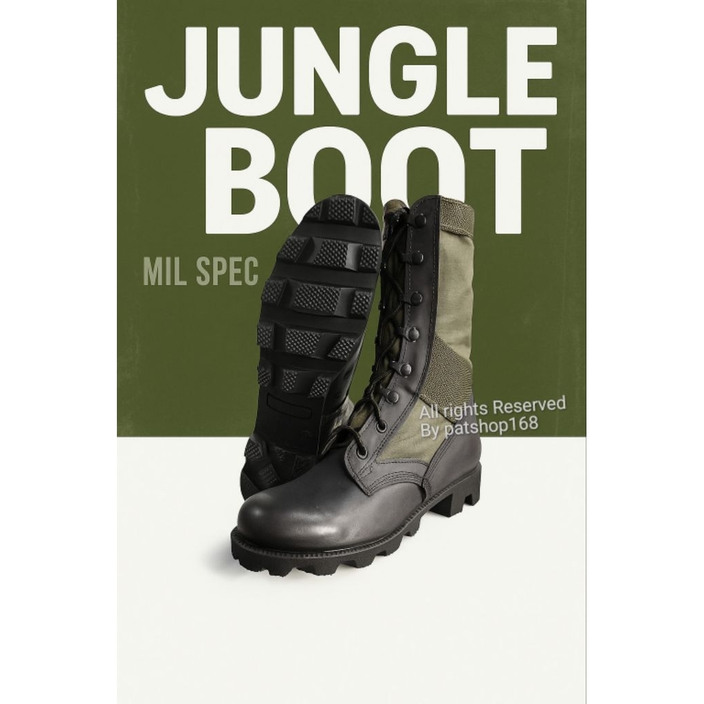 รองเท้า Jungle boots Olive green