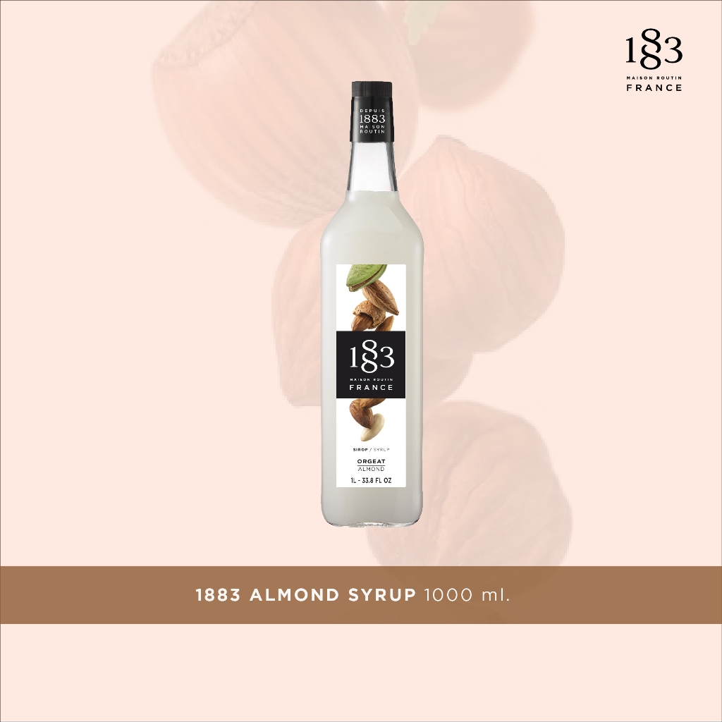1883 Syrup น้ำเชื่อมกลิ่นอัลมอนด์ 1000 มล. (1883 ALMOND SYRUP 1000 ml.)
