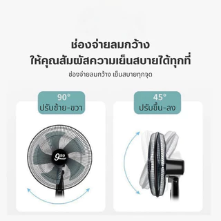 พัดลมตั้งโต๊ะ 16 นิ้ว พัดลม พัดลมสไลด์ มีระบบเทอร์โมฟิวส์ป้องกันไฟฟ้าลัดวงจร ปรับระดับแรงลมได้ 3 ระดับ C0158