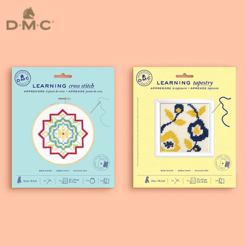 DMC Learning Tapestry Kit & Cross Stitch Kit ชุดปักพื้นฐาน และมือใหม่ 🇫🇷