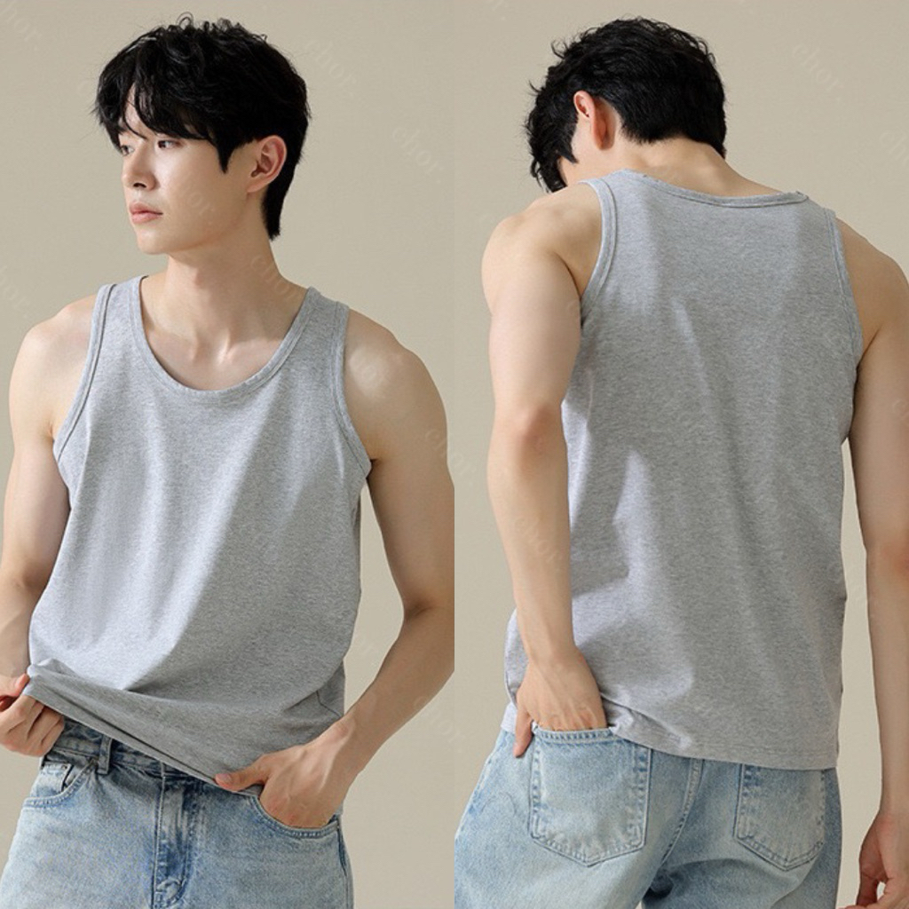 Chor Men 3008 เสื้อกล้ามผู้ชาย ผ้าเย็น ผ้าติดแอร์ นุ่มเย็น สวมใส่สบาย ยืดหยุ่น