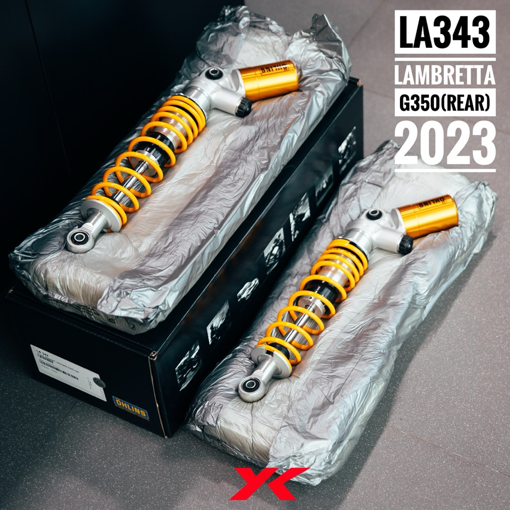 โช๊คหลัง ohlins รุ่น Lambretta G350 (Rear) LA343 ของแท้ รับประกัน2ปี พร้อมส่ง!