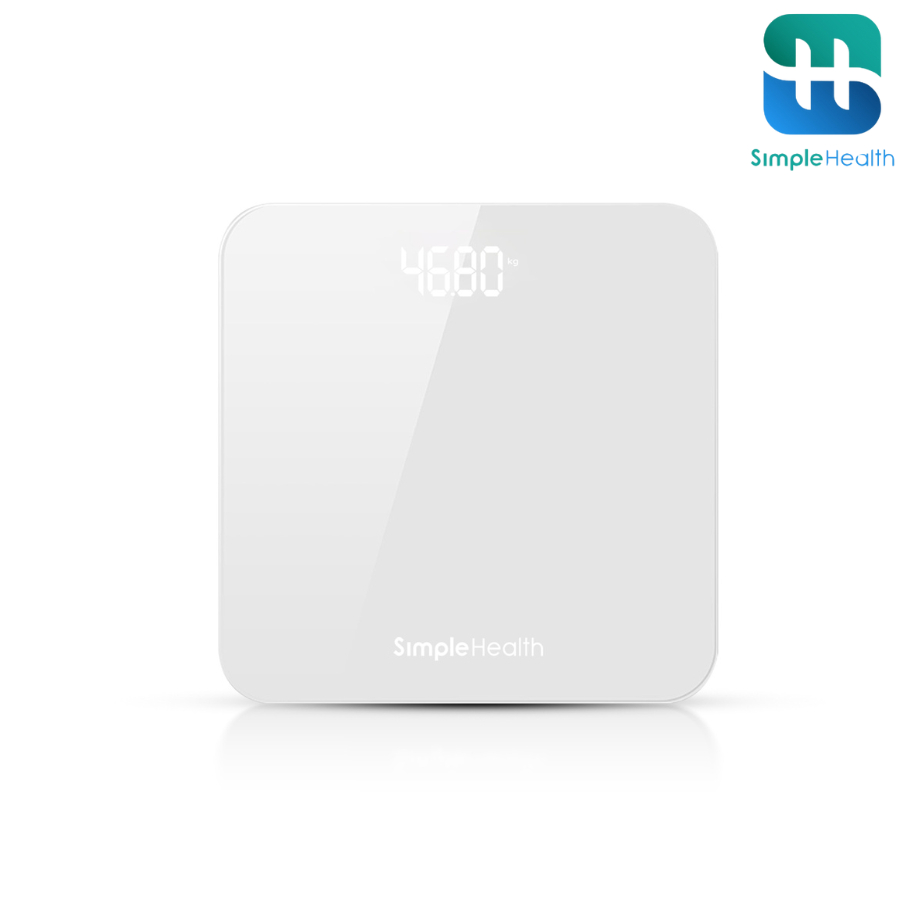 Simple Healthcare เครื่องชั่งน้ำหนักดิจิตอล เครื่องชั่งน้ำหนัก Digital Weight Scale จอแสดงผล LED
