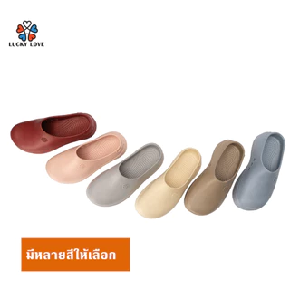 Luckylove รองเท้าแตะผู้หญิง รองเท้าหัวโต ใส่สบาย ข้อเท้าไม่อับ พื้นหนา กันลื่น พื้นนุ่ม ใส่ได้ทั้งชายและหญิง LK003