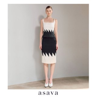 [asava ss25] Therese Pencil Skirt กระโปรงผู้หญิง ทรงสอบ เอวส…