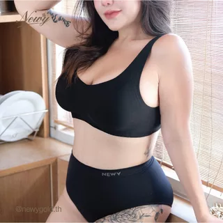 Newy Seamless Bra รุ่น Zumbuy Bra (NB-316) สีเนื้อ บราไร้ขอบ ไร้โครง ไร้คัน นุ่มยืน1 คัพ A-D,70-90