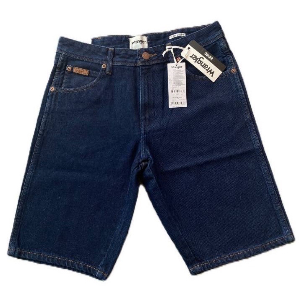 wrangler ขาสั้นยีนส์ผู้ชายเท่ๆ มี 2 สี สียีนส์เข้ม สีอ่อน เอวกลาง ทรงตรง ของแท้ ราคาป้าย 2190 บาท