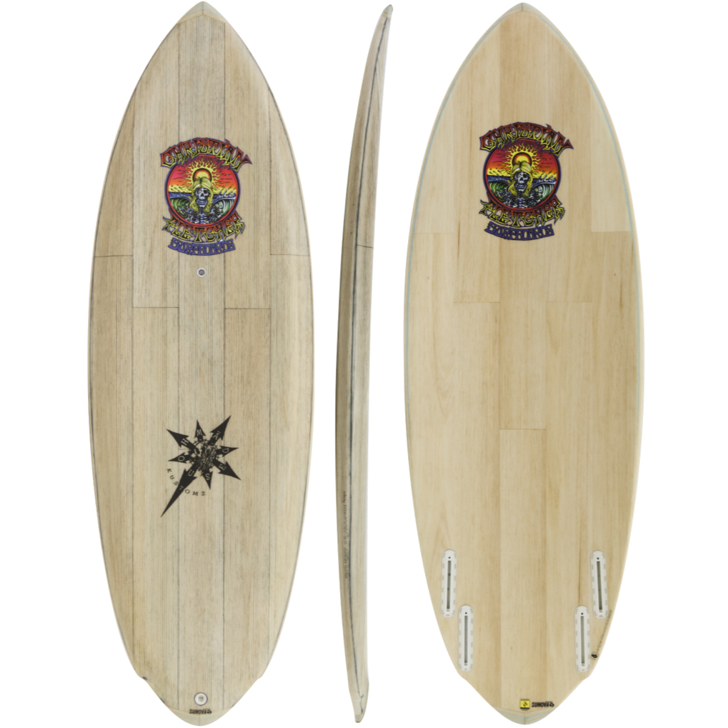 SUNOVA CF Doheny(5'10" x 22 7/16" x 2" @35L / Morphlex / futures. - 4 Fin Quad)
