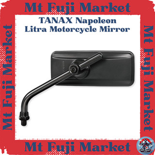 TANAX Napoleon Litra Motorcycle Mirror, Black, Universal for…