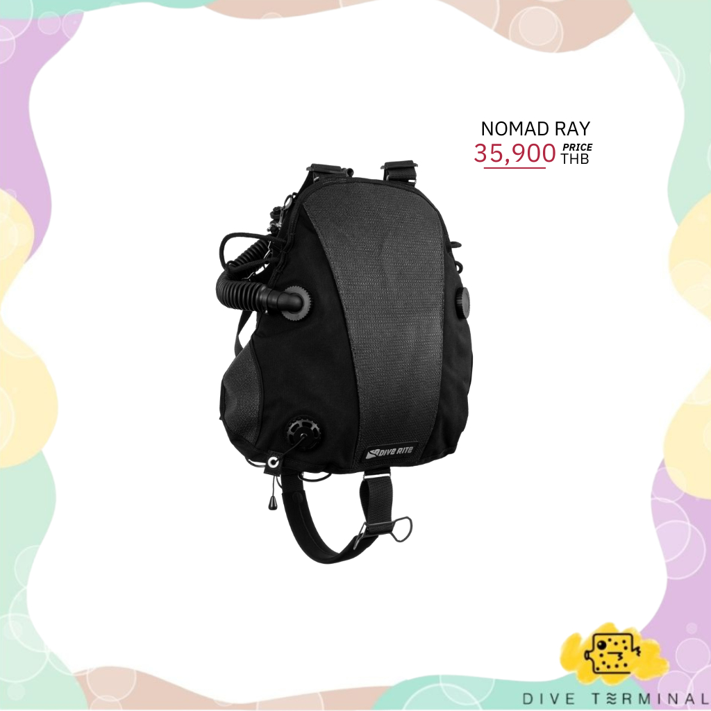 Dive Rite Nomad Ray Sidemount System: BCD สำหรับ Sidemount Diving