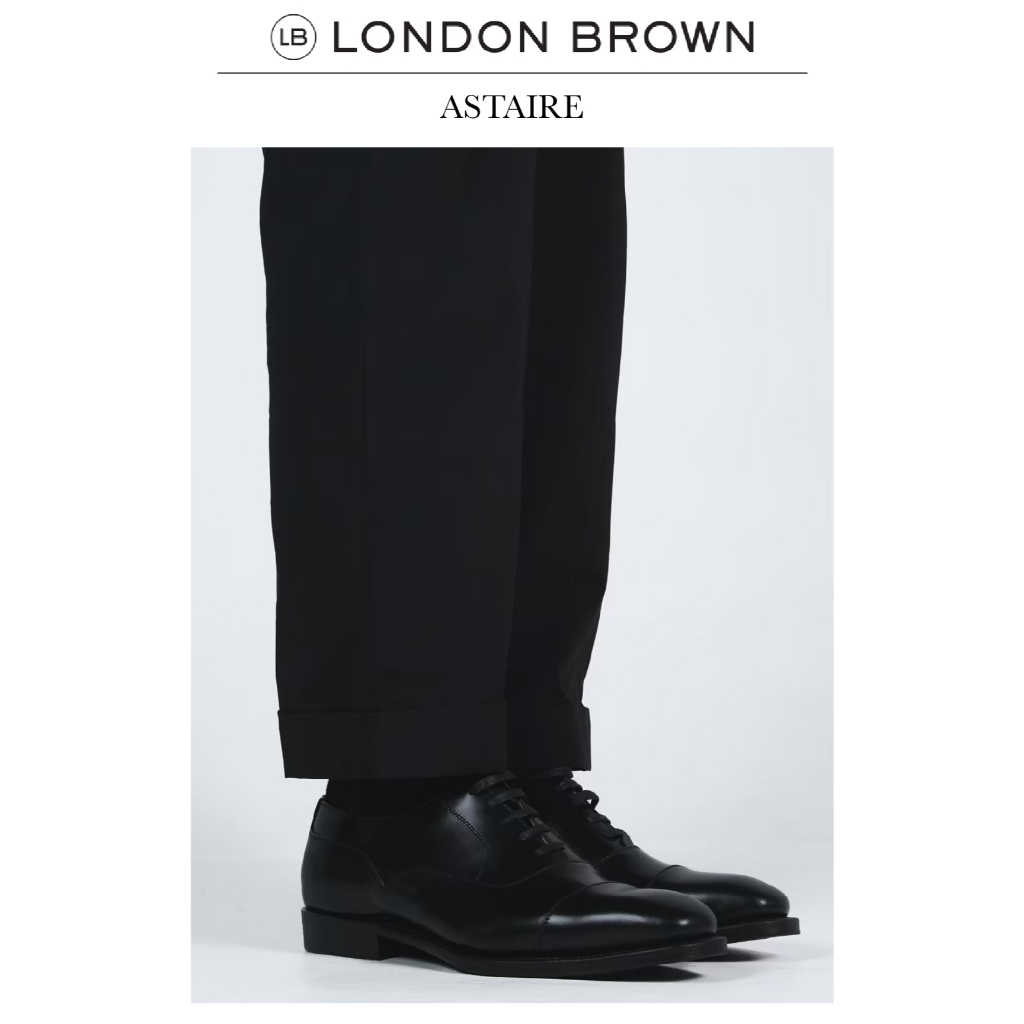 LONDON BROWN - ASTAIRE รองเท้าหนังผูกเชือก ทรง OXFOEDS