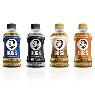 ( แพ็ค 6 ขวด) BOSS COFFEE by Suntory บอส คอฟฟี่ (อเมริกาโน่, ลาเต้, ไม่มีน้ำตาล) 230 ml.
