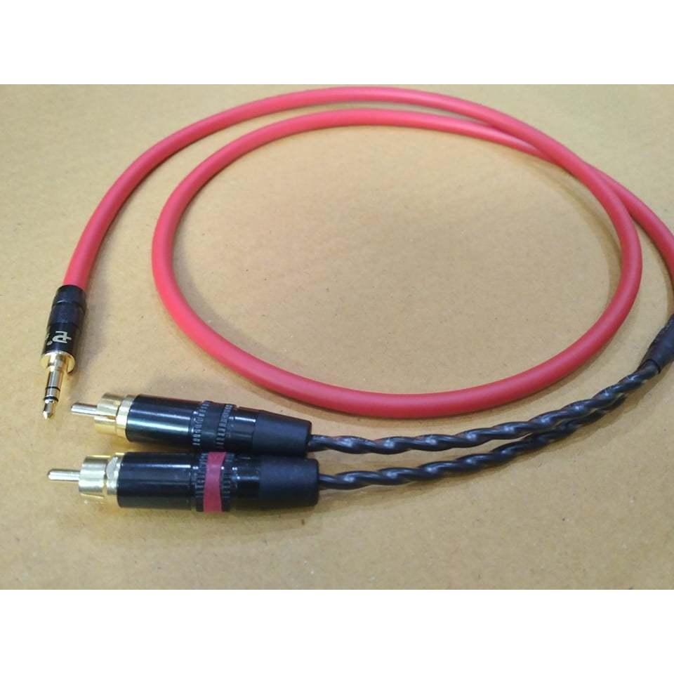 สาย (aux )  Mini 3.5  to RCA  Canare L-4E6S (MADE IN JAPAN) รุ่นท็อป เลือกความยาวได้ - รูปที่ 2