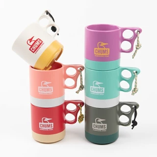 CHUMS Camper Mug Cup 250ml ชัมส์ แก้วน้ำพลาสติก พอลิโพรไพลีน 250 ml หลากสีสรรให้เลือก CH62-1620 หลากสี