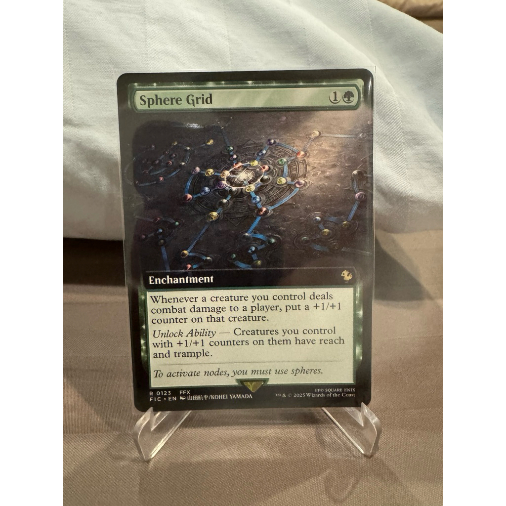 MTG Final Fantasy Commander Decks Variants: Sphere Grid (0123 - Extended Art)