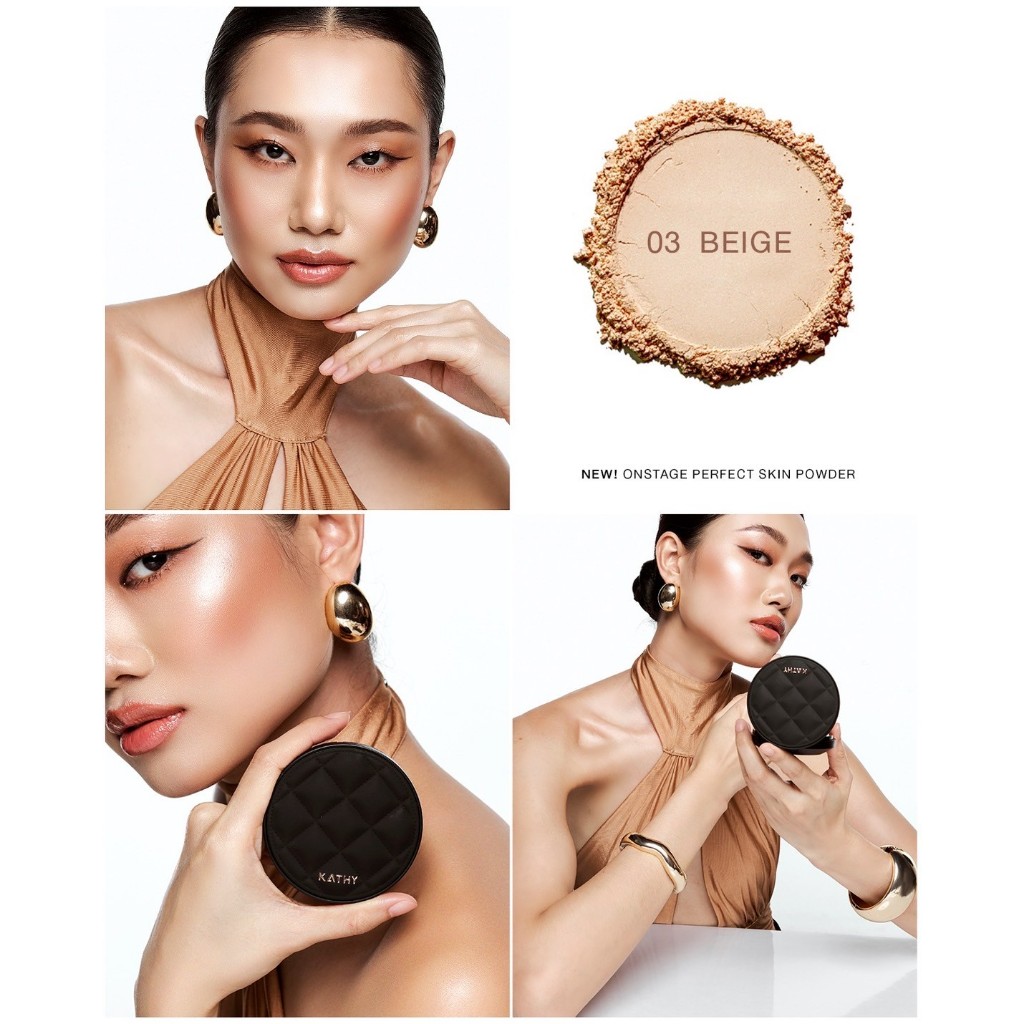 KATHY AMREZ ONSTAGE PERFECT SKIN POWDER เคธี แอมเร็ซ  ออน สเตจ เพอร์เฟค สกิน พาวเดอร์ รูปที่ 4