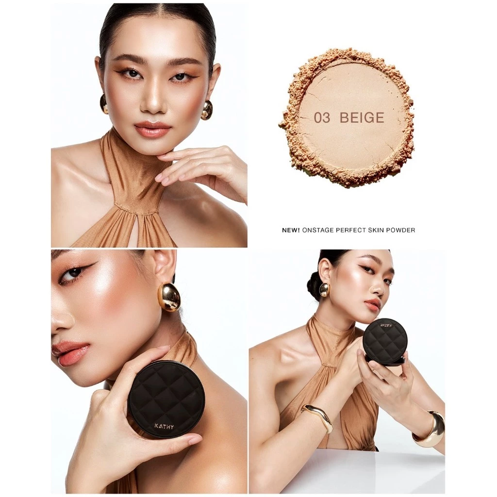 KATHY AMREZ ONSTAGE PERFECT SKIN POWDER แป้งพัฟกลืนผิว thumbnail 7