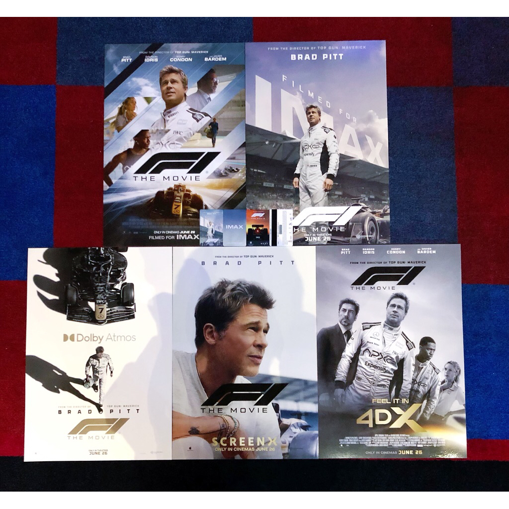 (ทักขอลด30%) โปสเตอร์ F1 The Movie เอฟวัน เดอะมูฟวี่ F1 The Movie Poster จาก Major Cineplex
