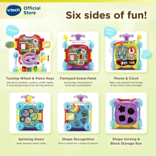 VTech Twist and Play Cube Baby Shape Shorter toys Activity Center cube baby toys [80-557203] ลูกบาศก์บิดและเล่นสำหรับเด็